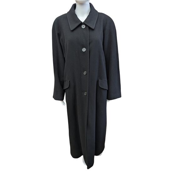 Wool Cashmere Blend Coat Long Maxi Womens - Picture 1 of 16